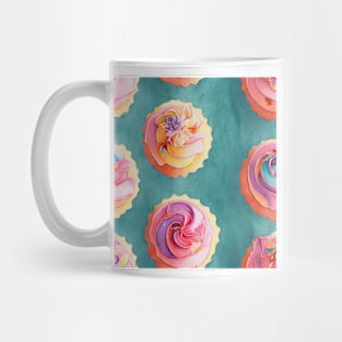 Watercolor cupcake pattern Mug